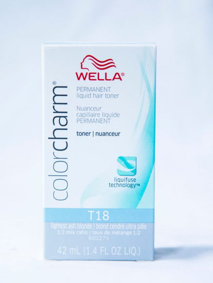 Wella Color Charm Liquid Toner #T18 Lightest Ash Blonde