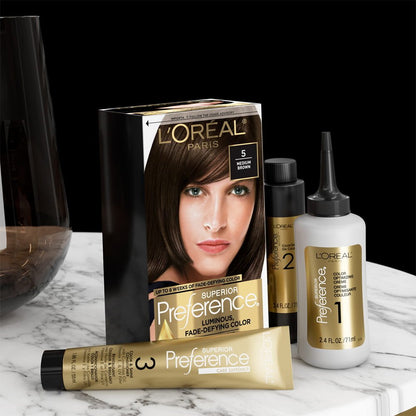 L'ORÉAL PARIS Superior Preference Permanent Hair Color, UL63 Hi-Lift Gold Brown, 6.5 fl. oz.