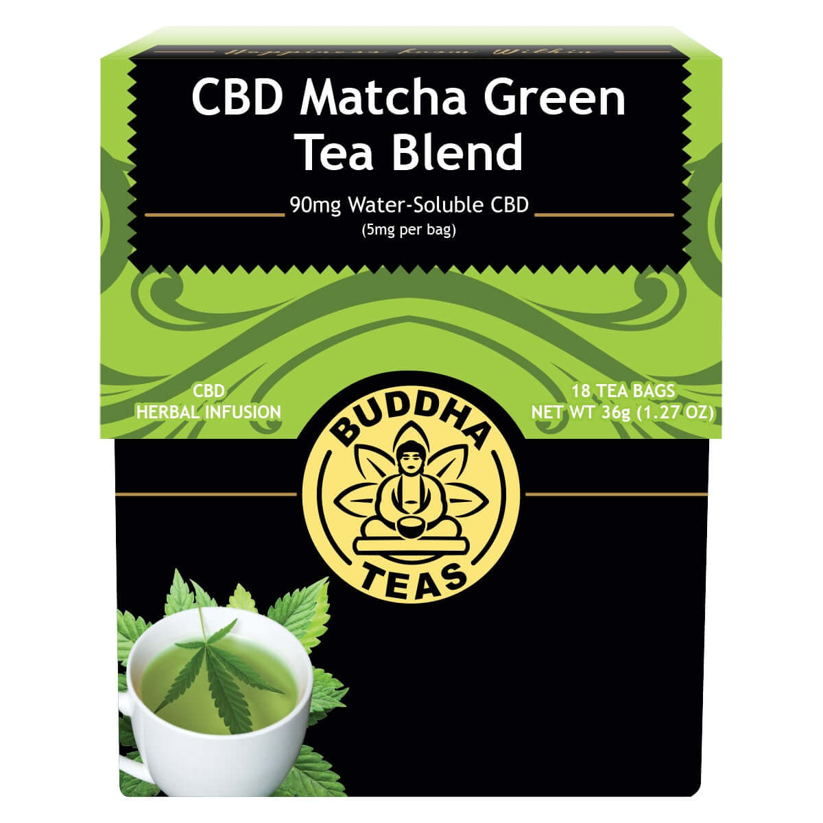 BUDDHA TEAS TEA,OG2,MATCHA GREEN