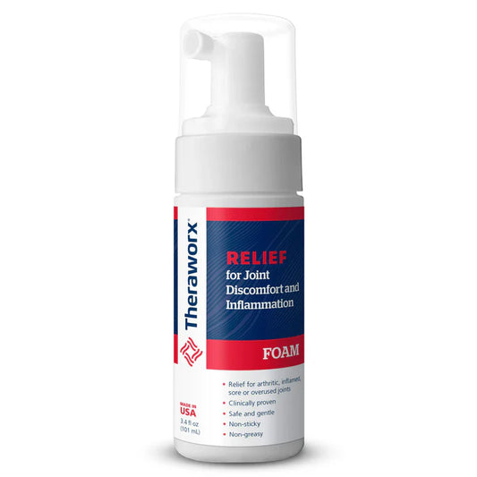 THERAWORX RELIEF MUSCLE/SPASM FOM 3.4OZ
