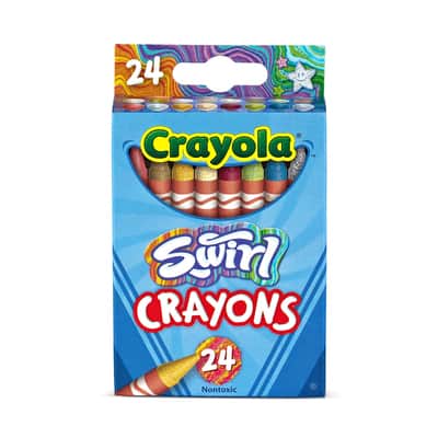 Crayola Swirl Crayons, 24 count