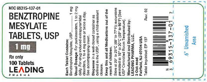 BENZTROPINE TB 1MG 100