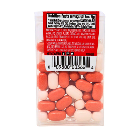 TIC TAC STRAWBERRY/CREAM 12X1OZ