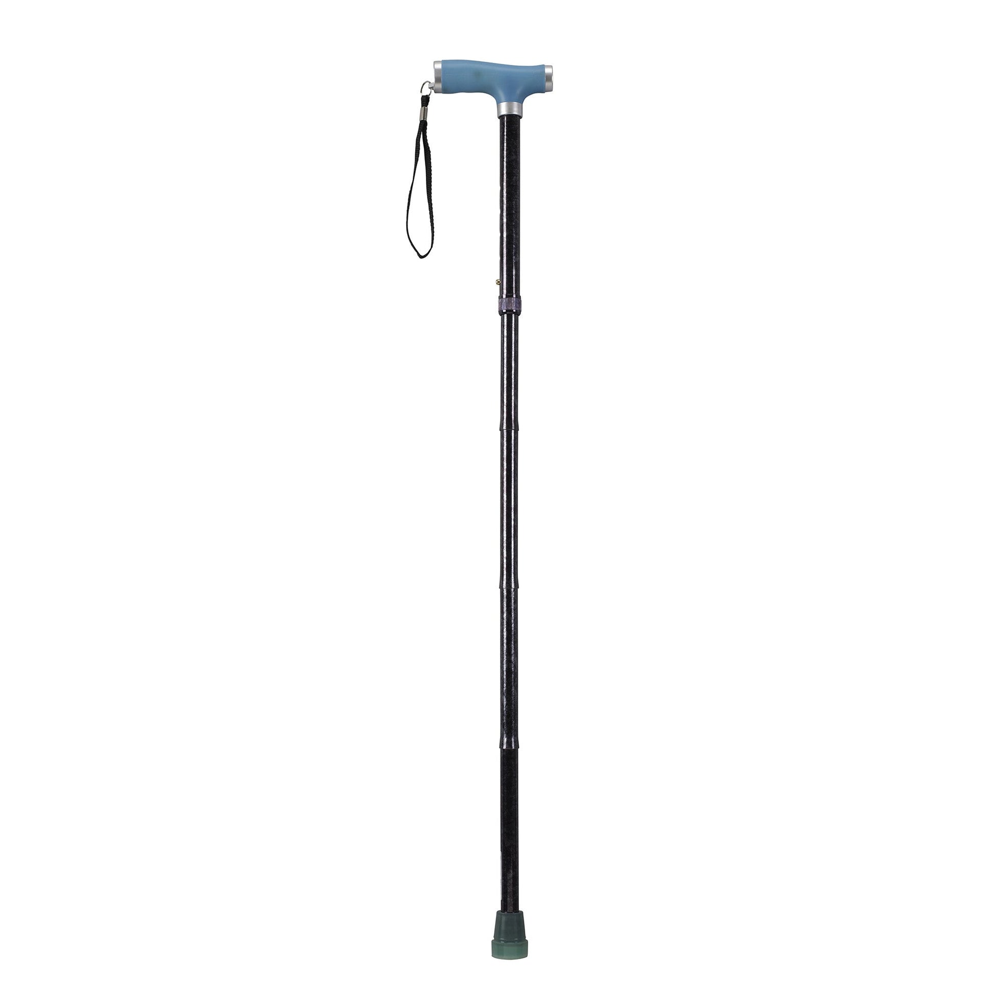 CANE FOLDING EQ BLACK GEL GRIP