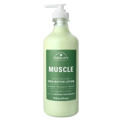 Village Nat. Lotion Muscle Shea Butter Moisturizing 16oz