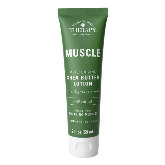 Village Nat. Lotion Muscle Shea Butter Moisturizing 16oz