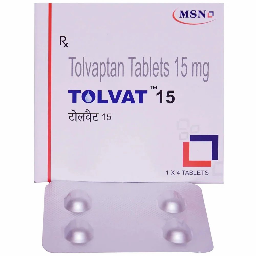 TOLVAPTAN TB 15MG 10UD