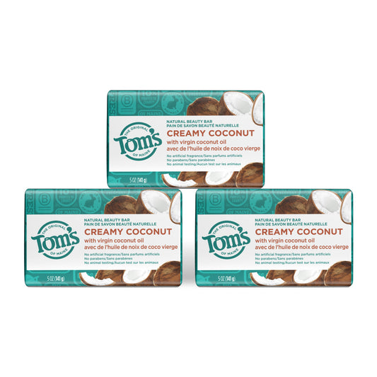 Toms Beauty Bar Creamy Coconut 5oz