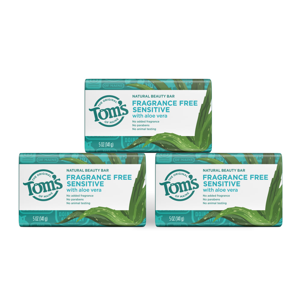 Toms Beauty Bar Fragrance -Free Sensitive 5oz