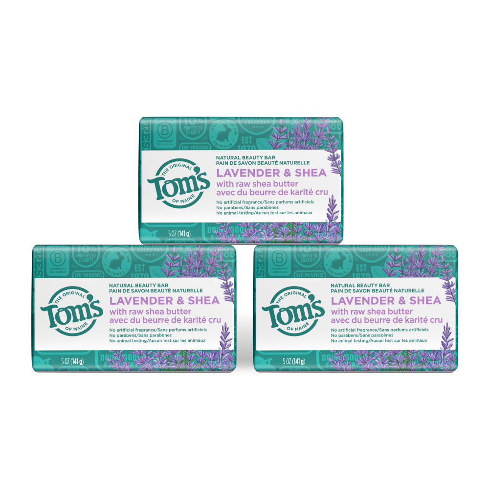 Toms Beauty Bar Lavender And Shea 5oz