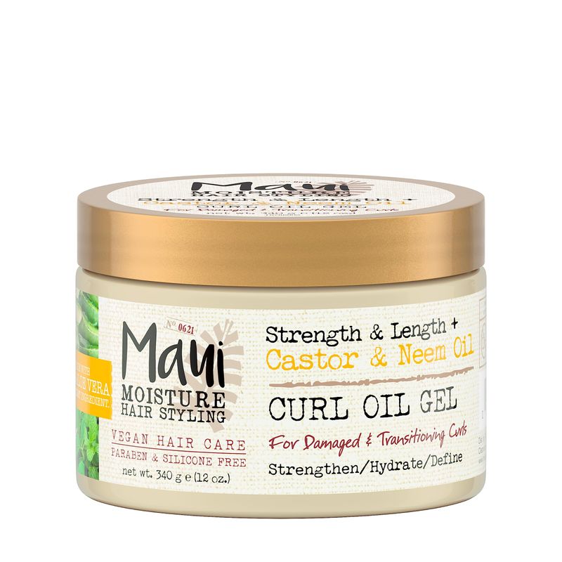 Maui Moisture Curl Oil Gel Castor/Neem Oil 12oz Strength