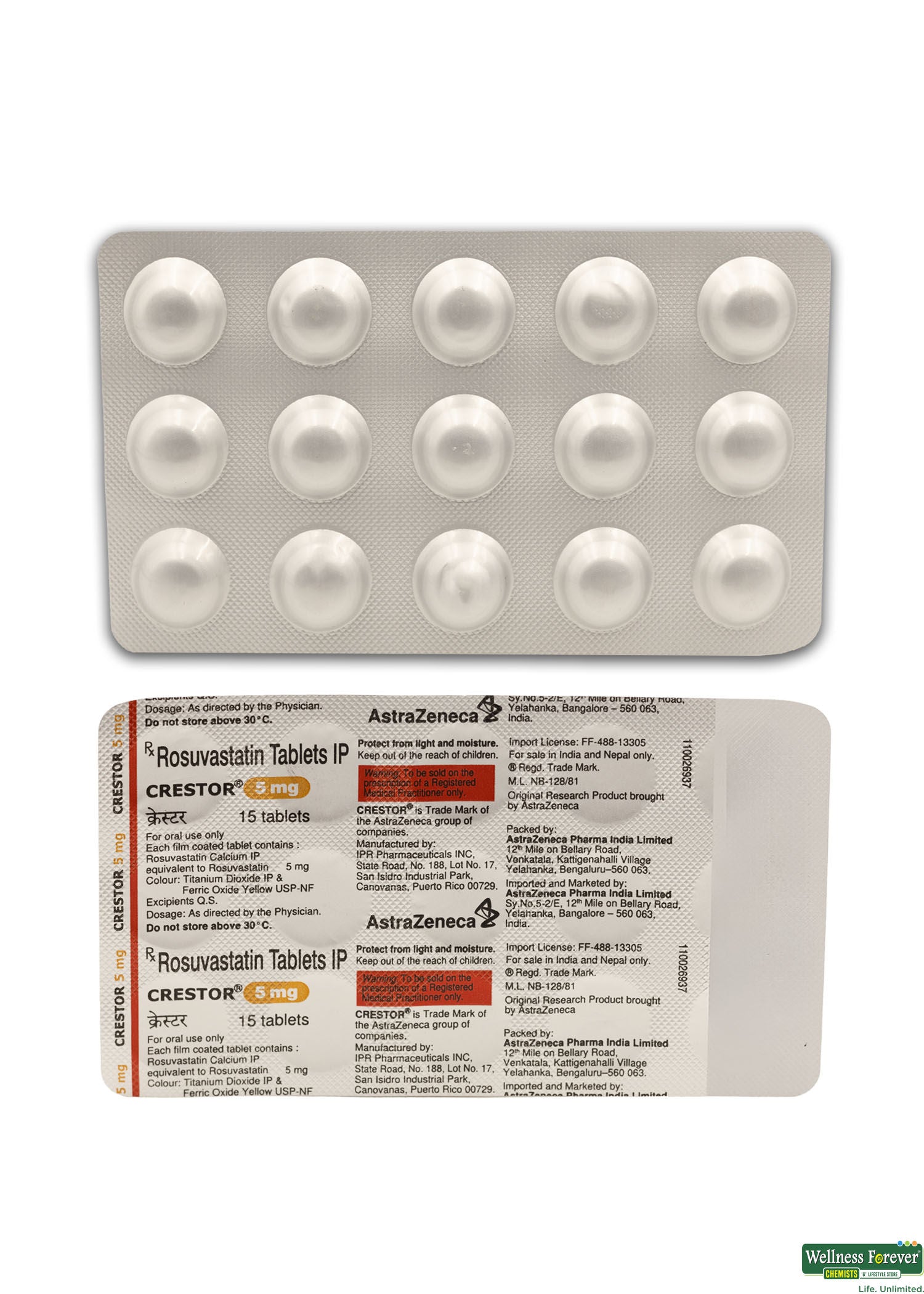 CRESTOR TB 5MG 90