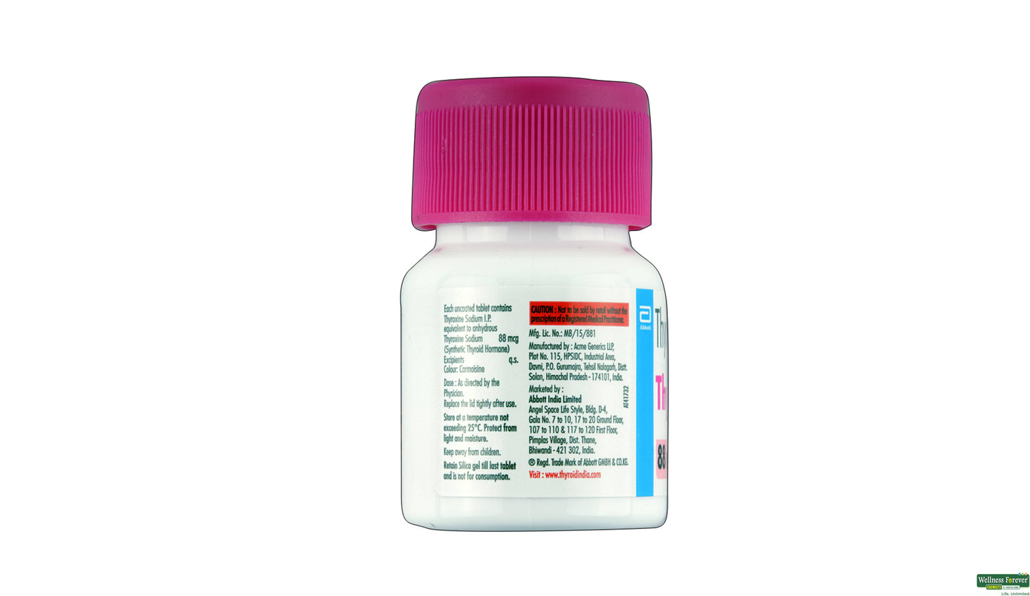 LEVOTHYROXINE TB 88MCG 90 CPLT