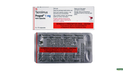 PROGRAF PK 1MG 50UD OSUS GRAN