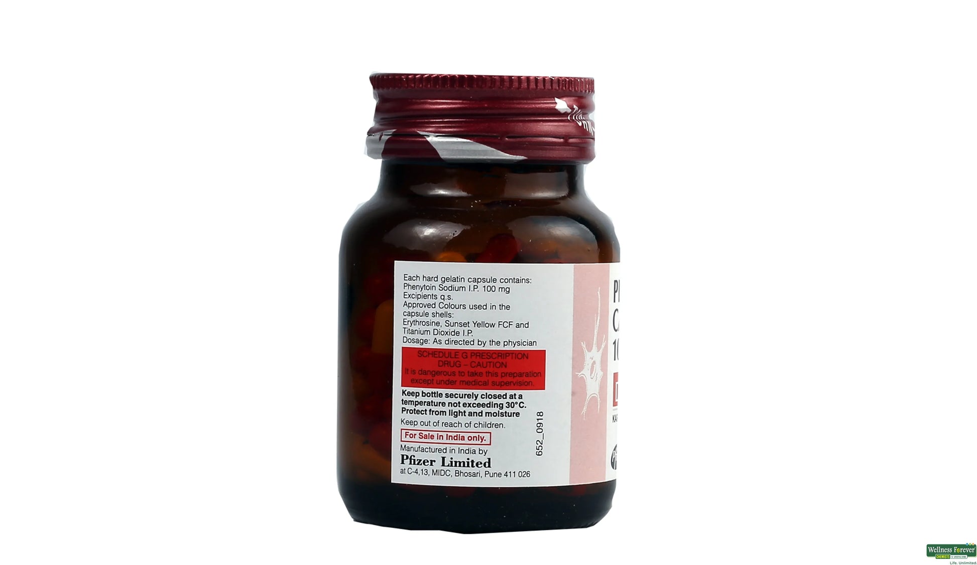 DILANTIN CW 50MG 100  INFTB