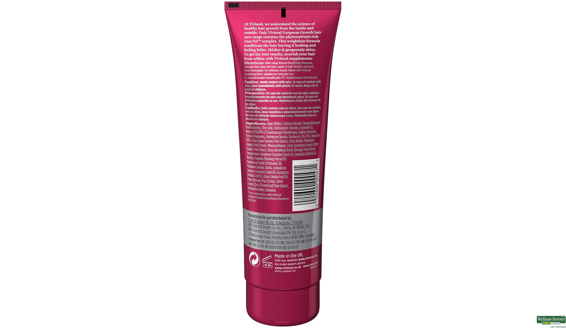 VIVISCAL GORGEOUS GROWTH CD 250ML