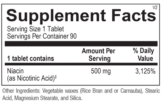 NATURAL VITAMINS NIACIN TB 60EA
