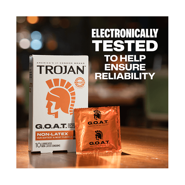 TROJAN GOAT NON-LATEX CONDOM 3CT