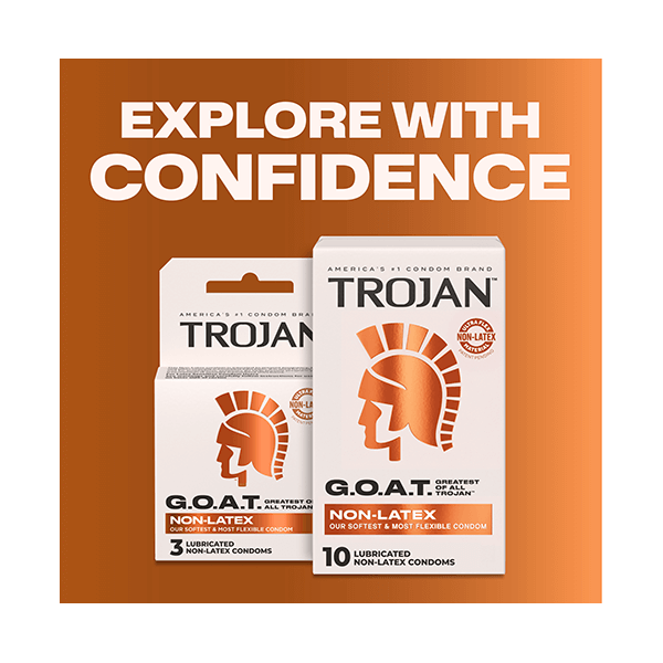 TROJAN GOAT NON-LATEX CONDOM 3CT
