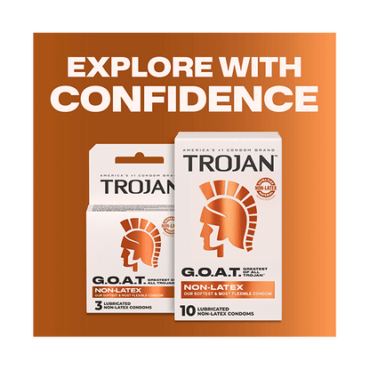 TROJAN GOAT NON-LATEX CONDOM 3CT