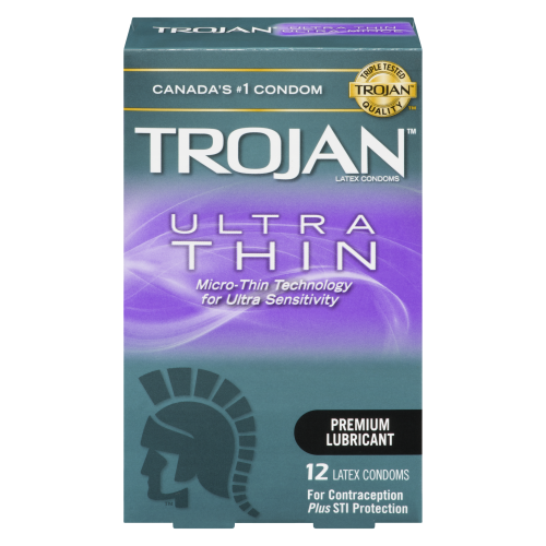 TROJAN ULTRA THIN CM 12 PREMIUM