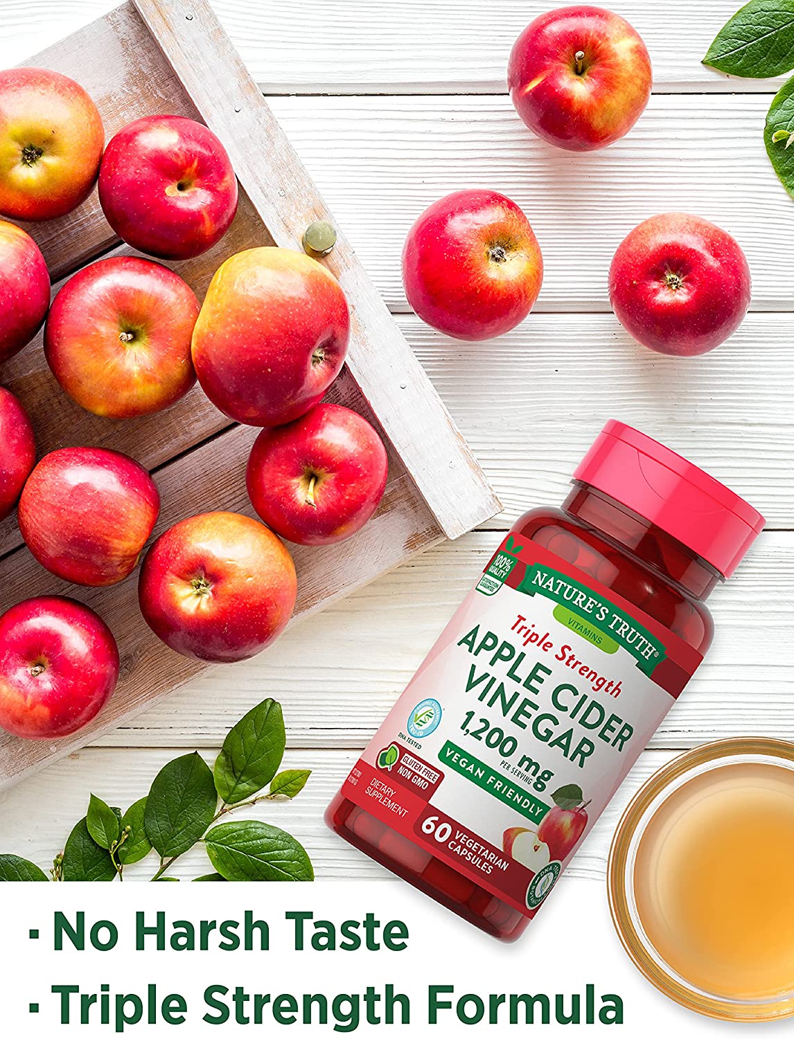 APPLE CIDR VINGR 1200MG CAP 60CT NAT TRU
