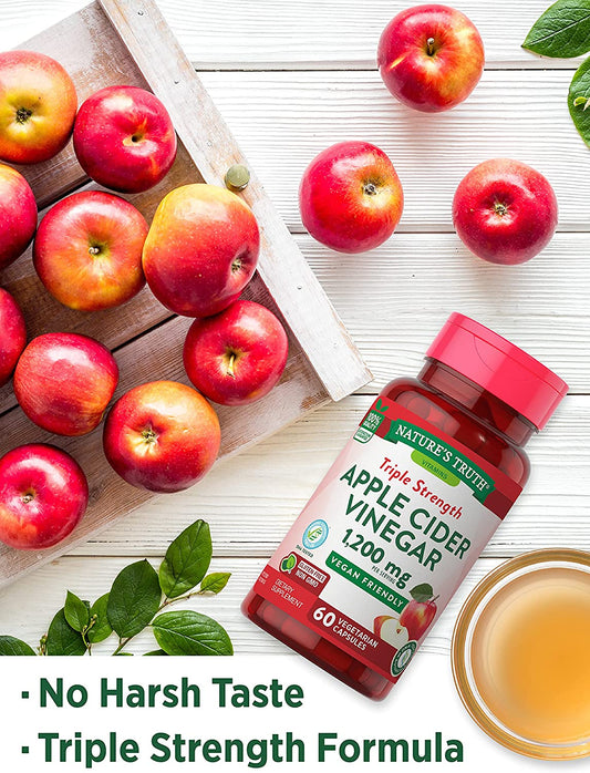 APPLE CIDR VINGR 1200MG CAP 60CT NAT TRU