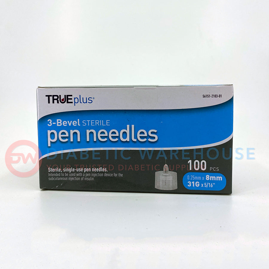 TRUEPLUS 3 BEVEL PEN NDL 29G 12MM 100CT