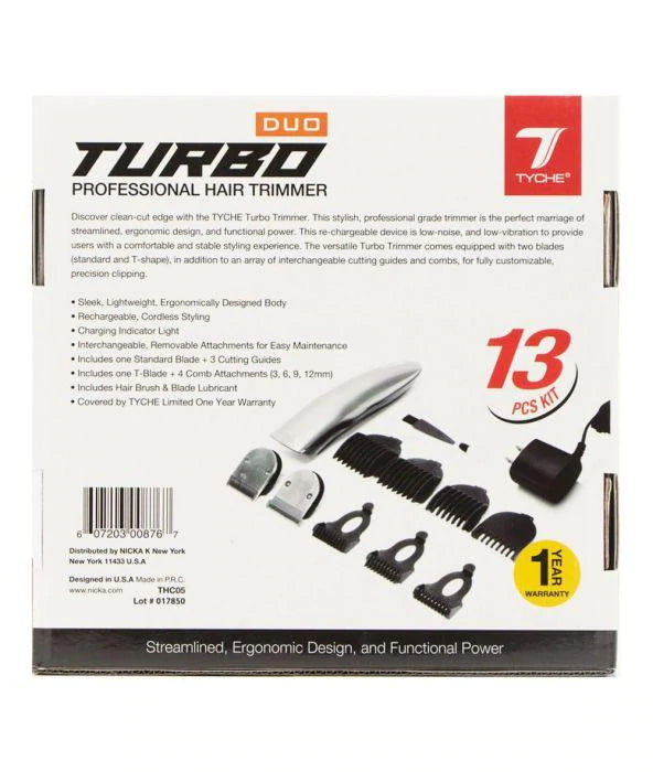 Tyche Turbo Hair Clipper 11 Piece Kit