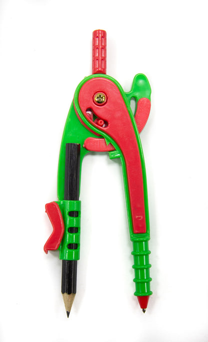 CLi Plastic Safety Compass With Pencil - Assorted