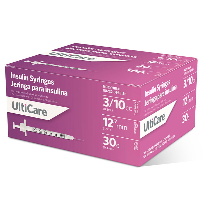 ULTICARE ULTIG INS SYG .3CC 31G 5/16 100