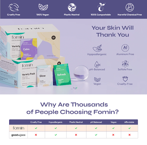 FOMIN WIPES,DEOD 4 VARIETY