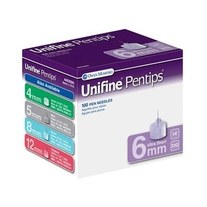 UNIFINE SAFECONTROL 31GX8MM PEN NDL 100