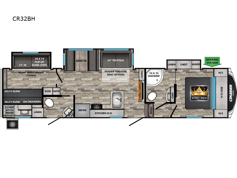 CRC BLUE RV 320 13DR