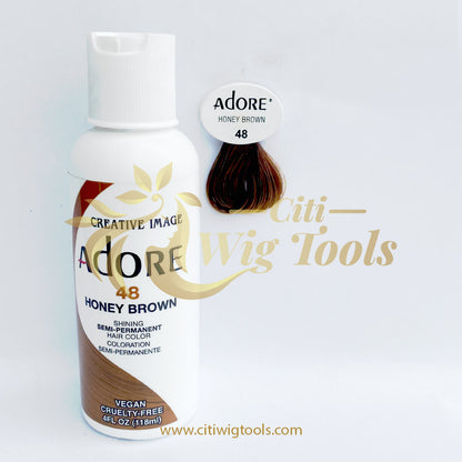 Adore Semi-Permanent Haircolor #048 Honey Brown 4oz