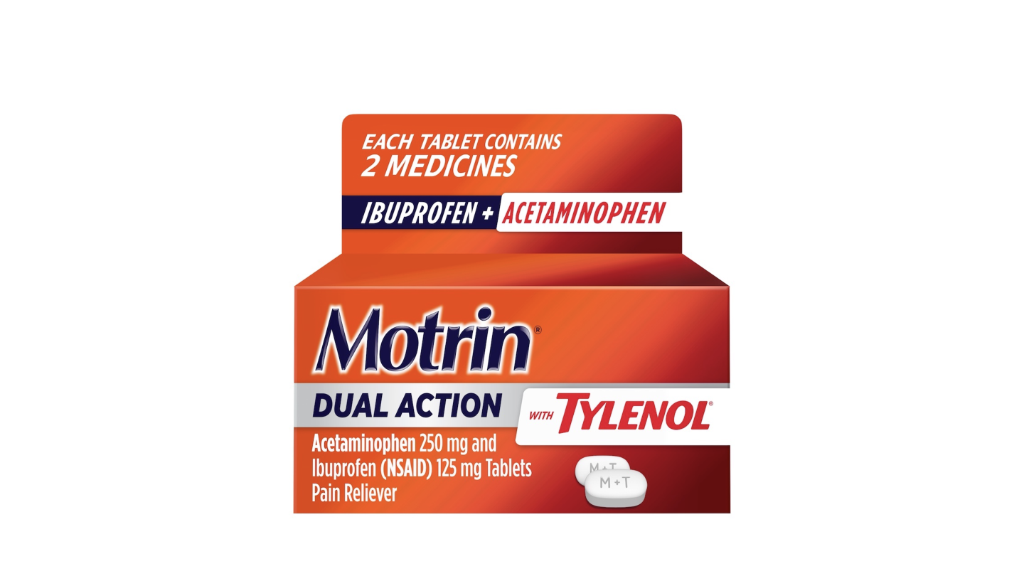 MOTRIN DUAL ACTION WITH TYLENOL TAB 80