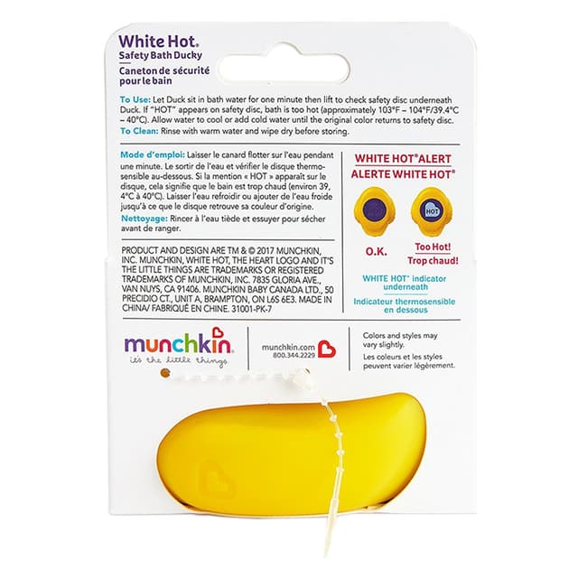 MUNCHKIN WHITE HOT SAFETY DUCK
