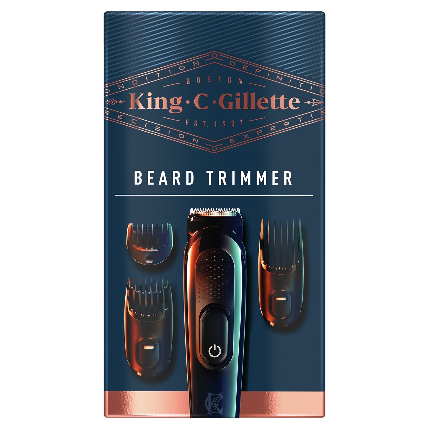 King C Gillette Cordless Mens Beard Trimmer Shave Kit