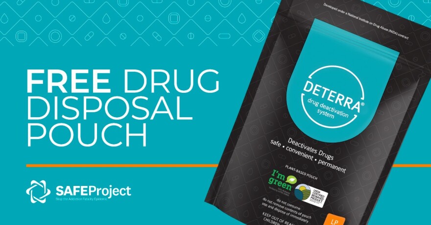 DETERRA SM POUCH 25 DRUG DSPSL