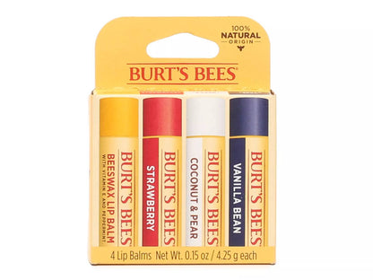 Burts Bees Lip Balm Best Of Burts 4 Pack (4in)