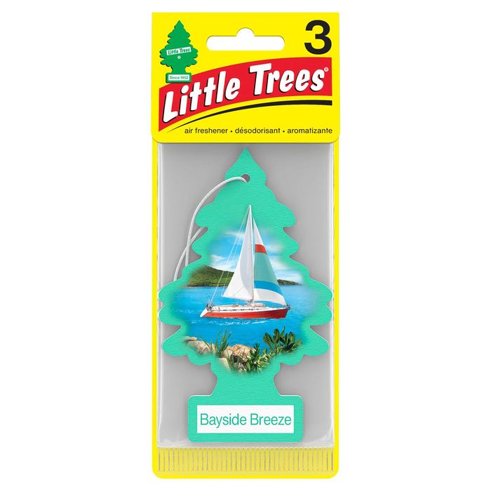 Little Trees Bayside Breeze Hanging Air Freshener - 3 pack