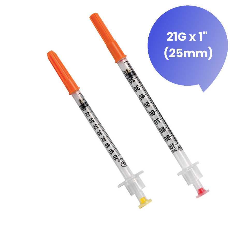 VANISH POINT SYRINGE 22GX1 1/2 100CT