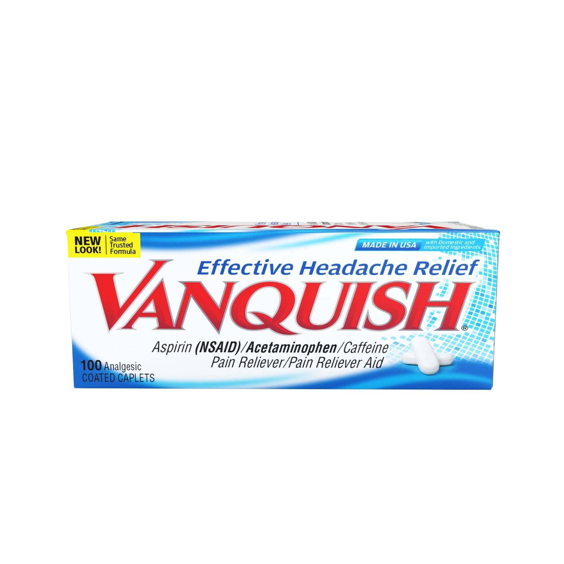 VANQUISH HEADACHE RELIEF CAPLETS 100CT