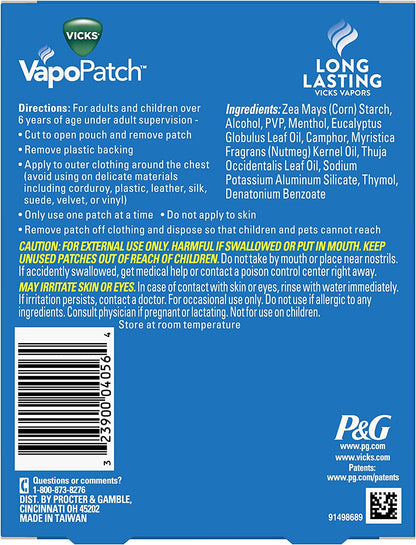 VICKS VAPOPATCH CHD AP 5 STH