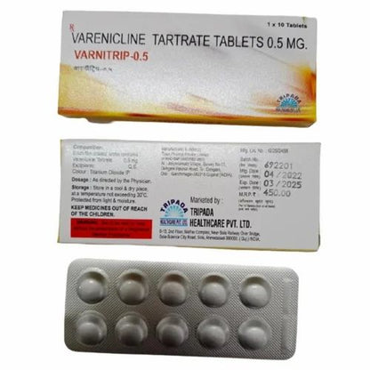 VARENICLINE TART TB 0.5-1MG 53BPK