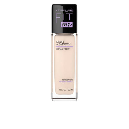 MAYBELLINE New York Fit Me Dewy + Smooth Foundation Makeup, 360 Mocha, 1 oz