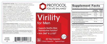 HN VIRILITY FORMULA CP 60 VCP MEN