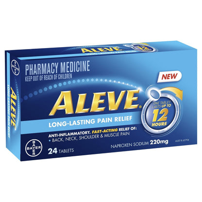 ALEVE TB 220MG 24 12H CPLT