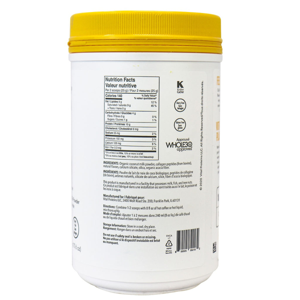 VITAL PROTEINS COFF CREAMER,COLLGN,VANIL