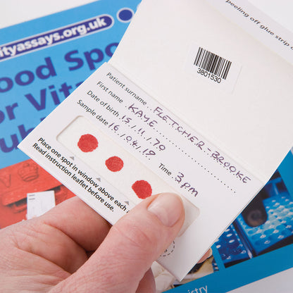 TEST YOURSELF AT HOME VITAMIN KIT DS